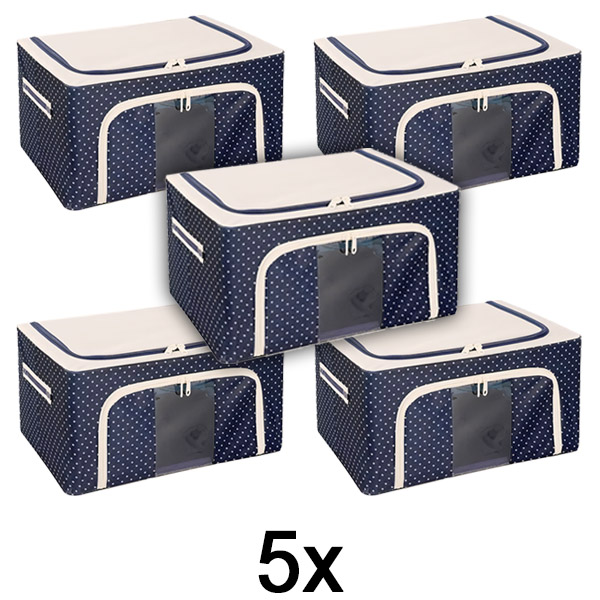 5x Kutija za odlaganje za garderober | STACKBOX
