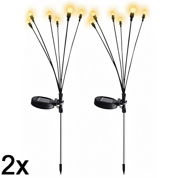 2x Solarne LED lampe | SOMPEX